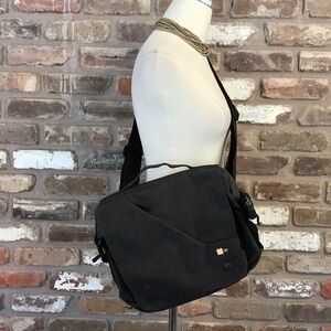 CASE LOGIC Gray Office School Messenger Bag